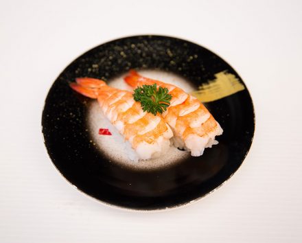 SushiEdo Dish Prawn Ebi Nigiri 440x354 - Prawn Ebi Nigiri