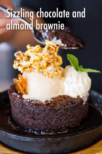 southsidebistro Recommendation Sizzling Chocolate and Almond Brownie 340x510 - Southside Bistro