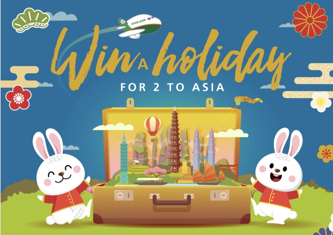 WIN A HOLIDAY - WIN a holiday for two people to anywhere in Asia, this Lunar New Year!