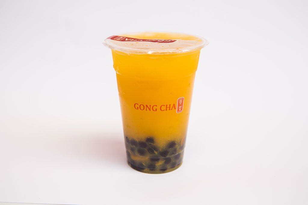 GongCha Drink Mango Yaleto with pearls - Mango Yaleto with Pearls