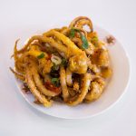 Landmark Dish Deep fried squid tentacles 150x150 - Food Discovery Tours