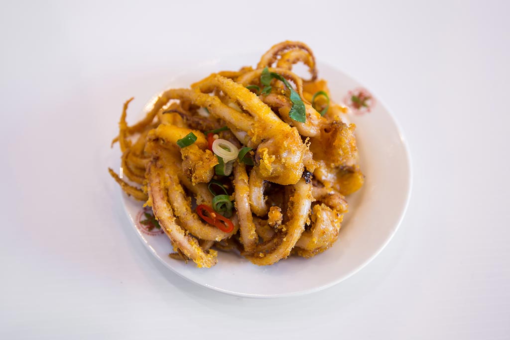 Landmark Dish Deep fried squid tentacles - Deep-fried Squid Tentacles
