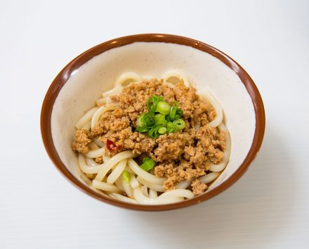 Tokoton Dish Spicy Miso Pork Bukkake Udon 440x354 - Spicy Miso Pork Bukkake Udon