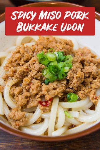 Tokoton Recommendation Spicy Miso Pork Bukkake Udon 340x510 - Udonya Tokoton