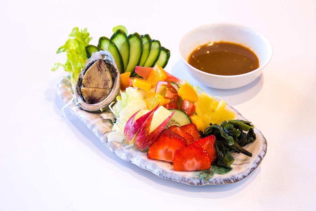 hanazushi Dish Japanese Abalone Salad - Japanese Abalone Salad
