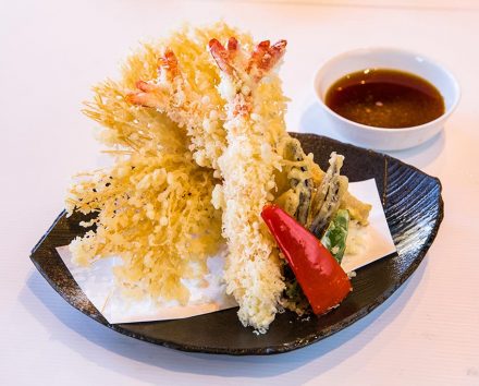 hanazushi Dish Japanese Fried Ocean King Prawns 440x354 - Japanese Fried Ocean King Prawns