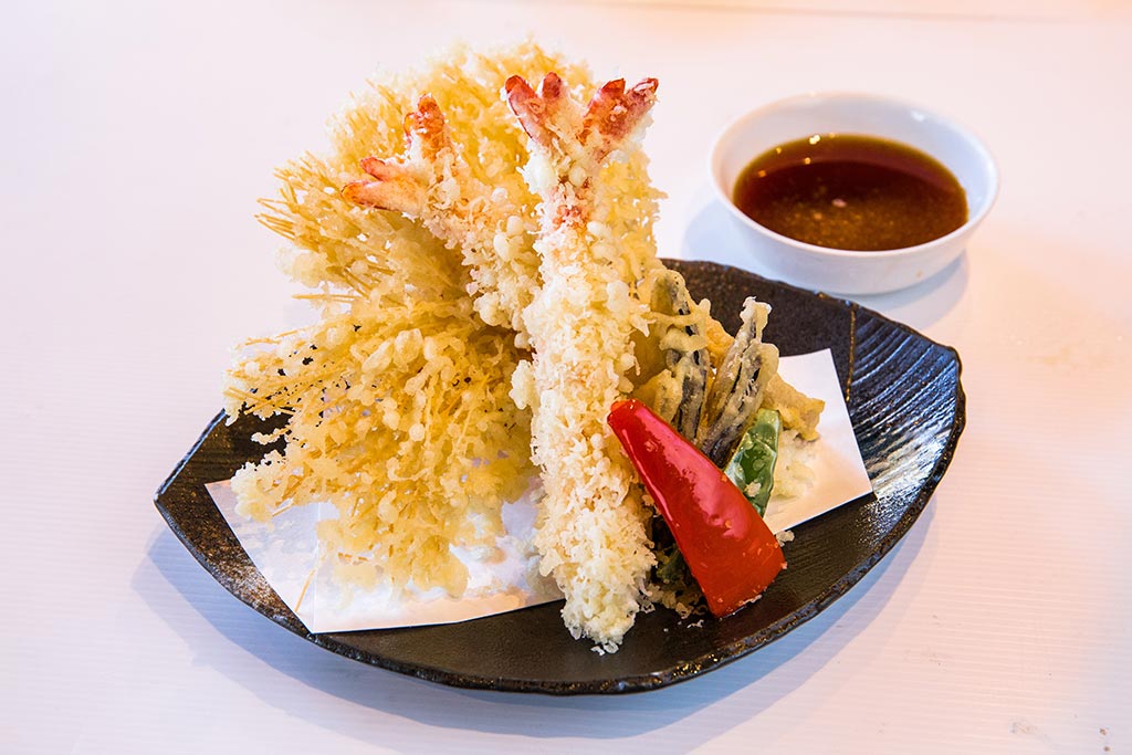 hanazushi Dish Japanese Fried Ocean King Prawns - Japanese Fried Ocean King Prawns