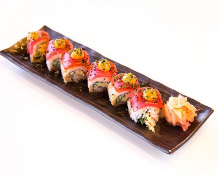 hanazushi Dish Spicy Tuna Sushi Roll 440x354 - Spicy Tuna Sushi Roll