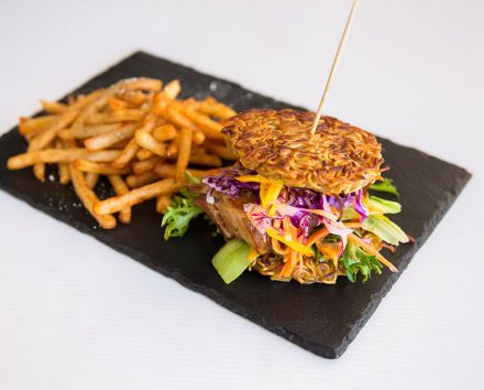 southsidebistro Dish Ramen burger 440x354 - Ramen Burger