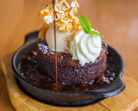southsidebistro Dish Sizzling Chocolate and Almond Brownie 440x354 - Sizzling Chocolate and Almond Brownie