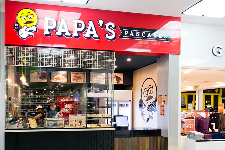 Papas Pancakes shopfront - Papa's Pancakes