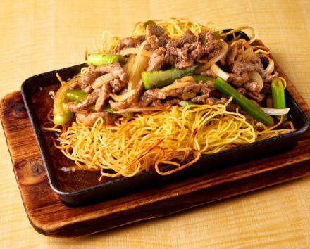 C Cafe Sizzling Black Pepper Steak Noodle 440x354 - Sizzling Black Pepper Steak Noodle