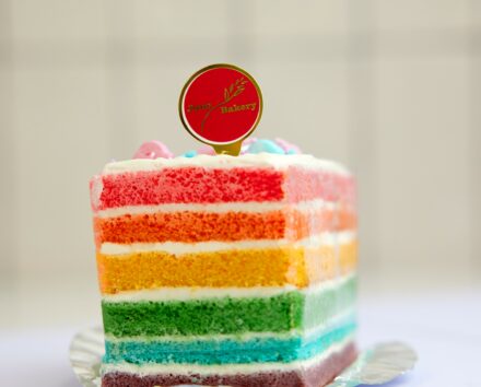 Juno Bakery Rainbow Cake 440x354 - Rainbow Cake