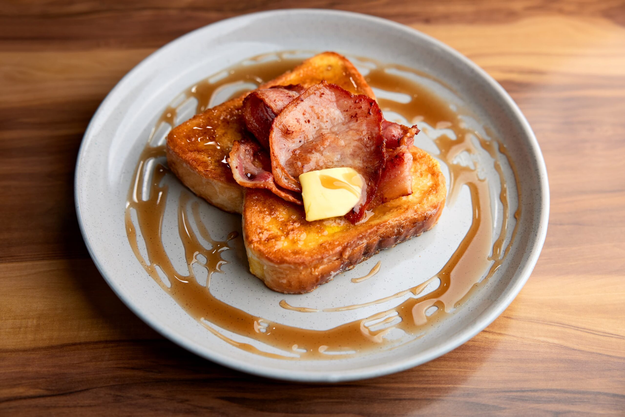 Sunni Cafe French Toast with Crispy Bacon scaled - French Toast with Crispy Bacon