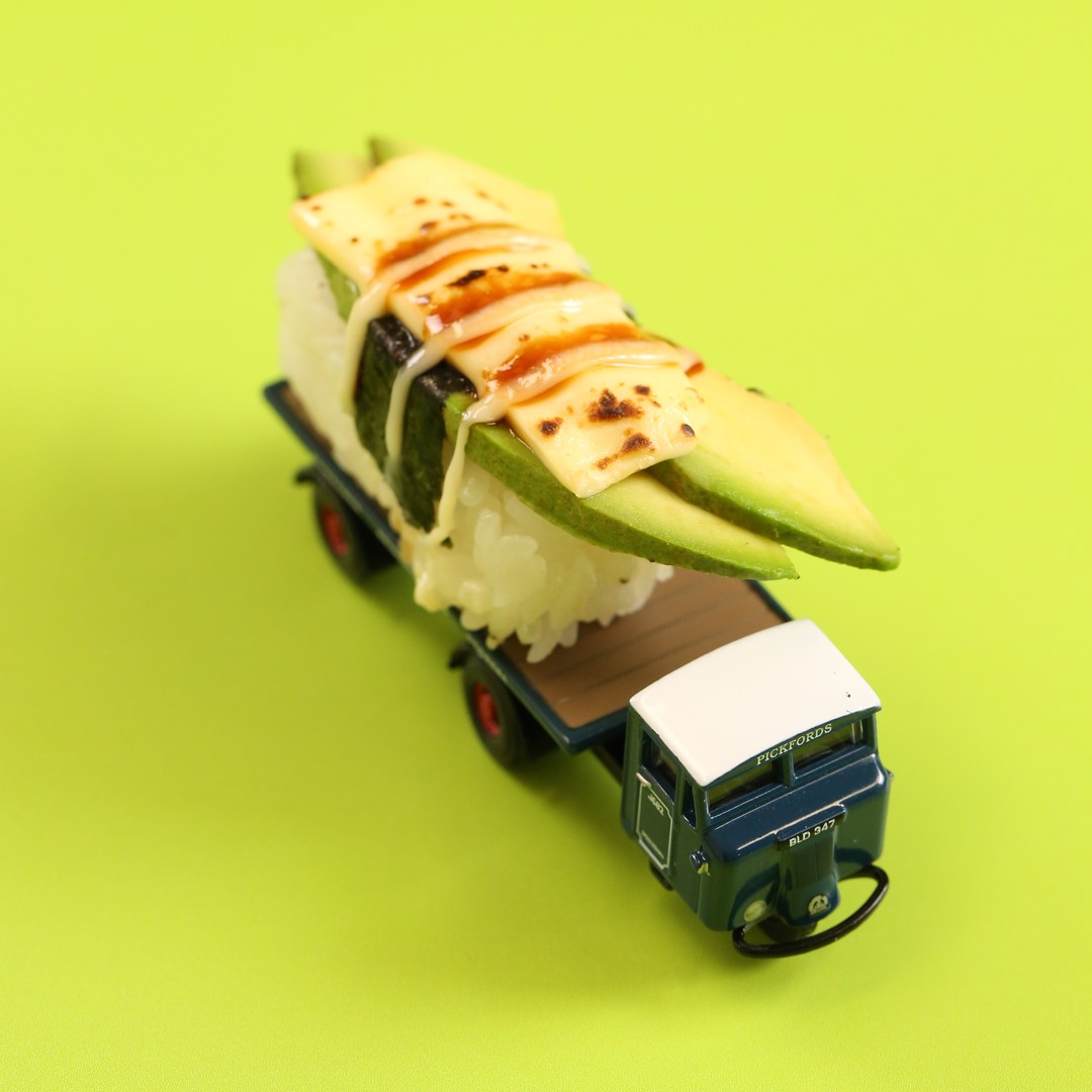 Grilled Cheese Avocado Nigiri