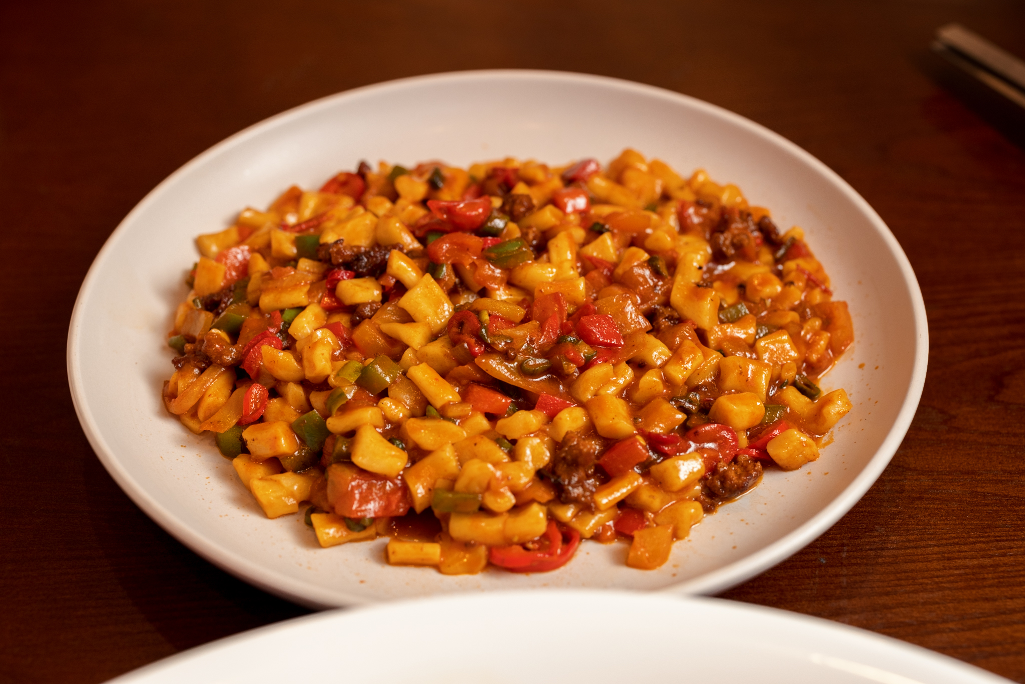 Apandim Uyghur Cuisine Diced Fried Noodle