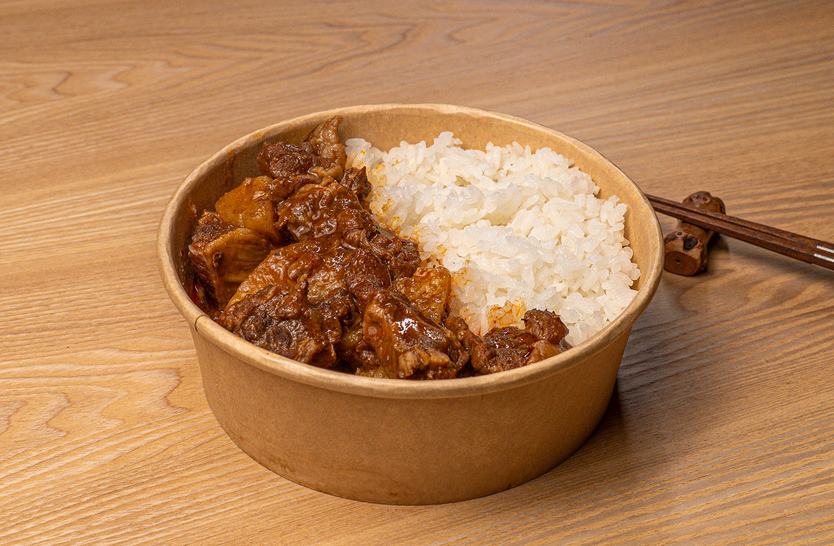 Braised Beef Brisket with Rice