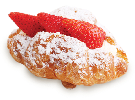 Strawberry Cream Croissant