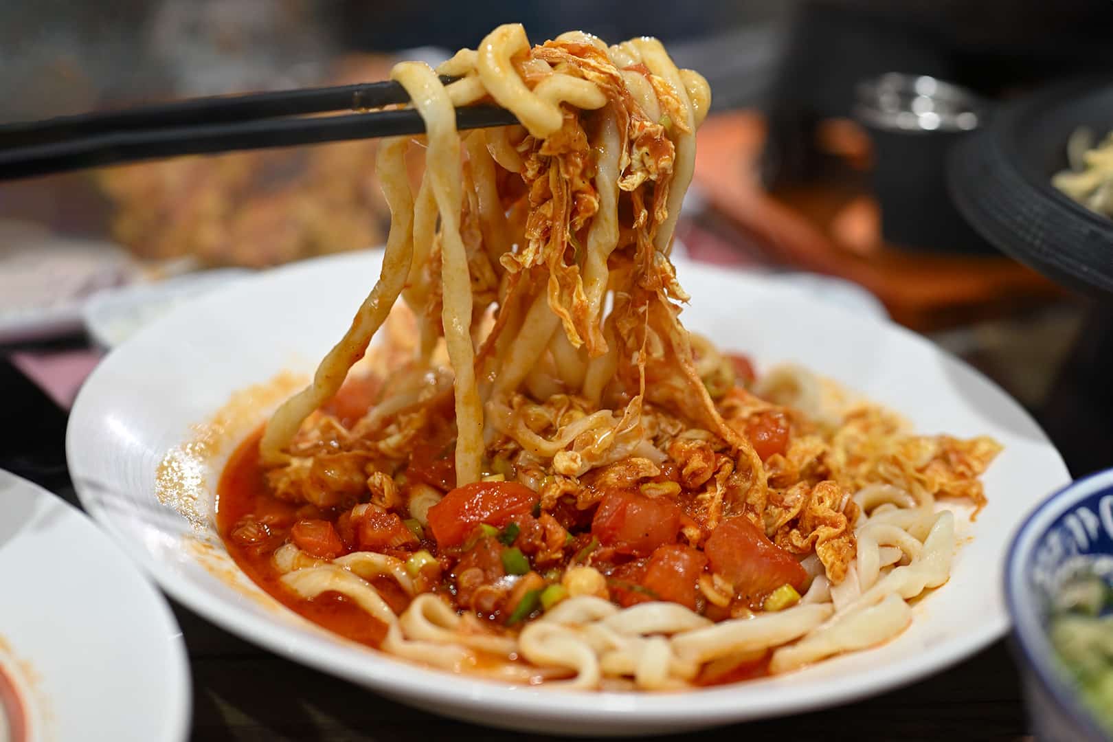 Tomato & Egg Hand Pulled Noodle
