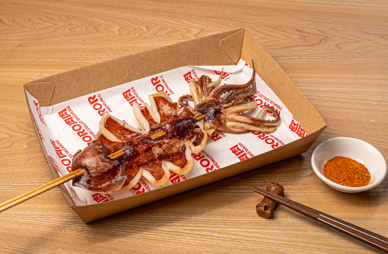 Giant Grilled Squid Skewer