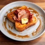 Sunni Cafe French Toast with Crispy Bacon scaled
