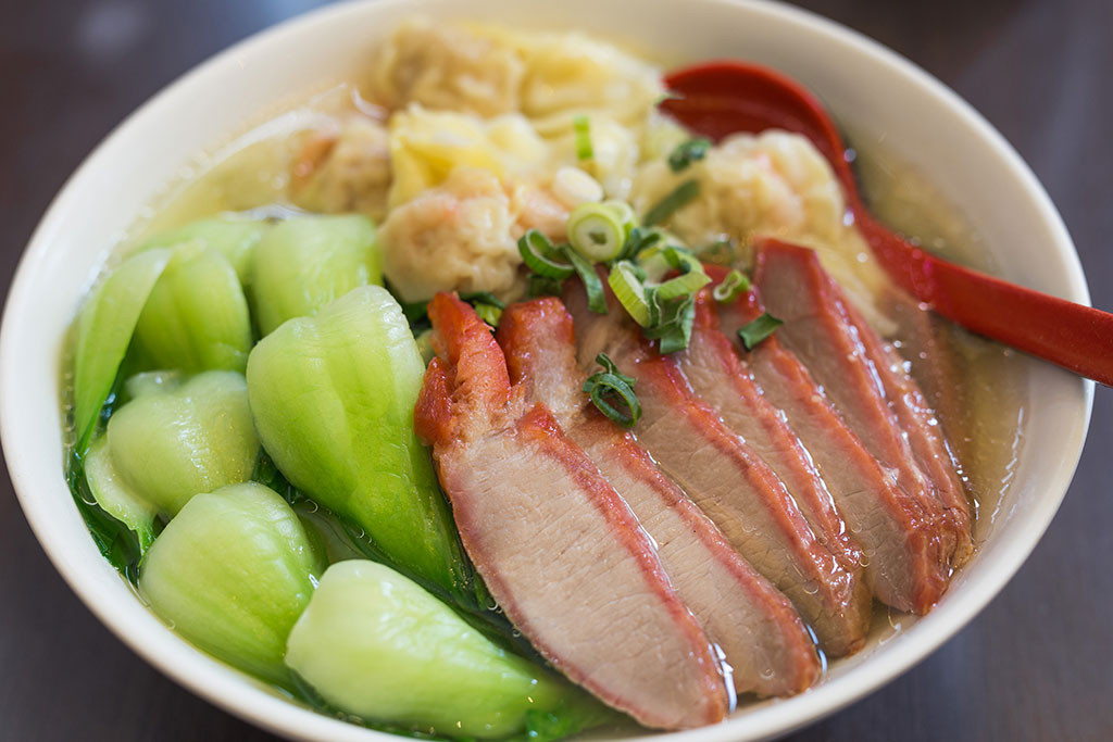 BBQ Pork Wonton Noodle Soup