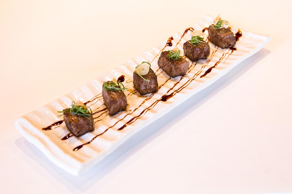 Flame Grilled Wagyu Beef with Truffle Sauce