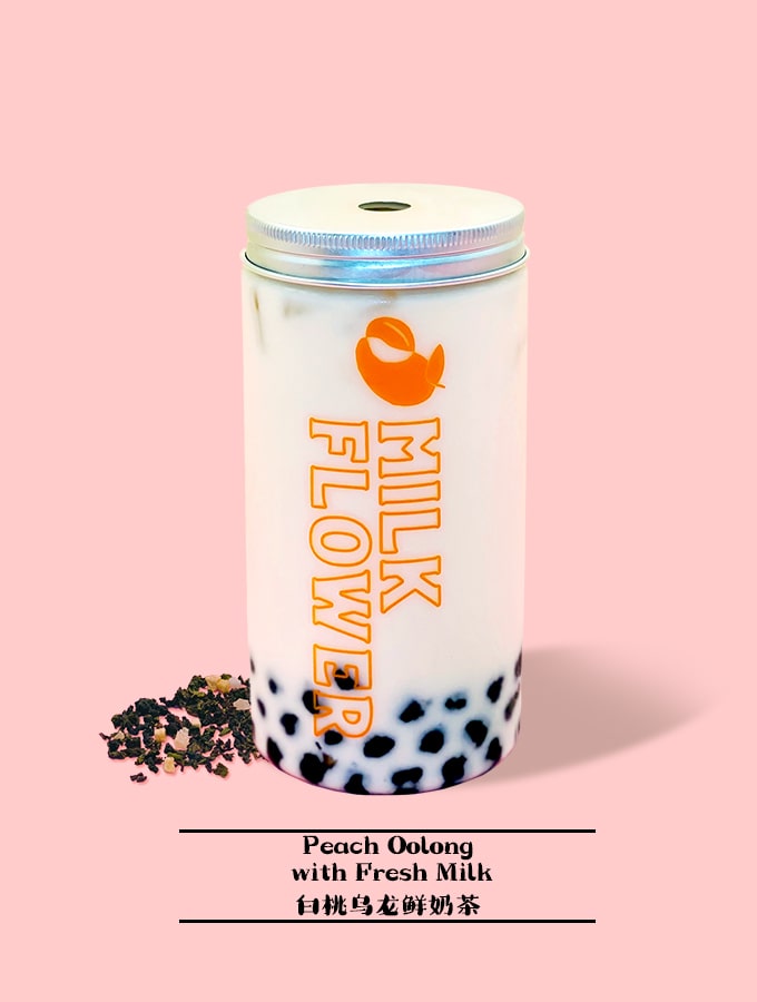 Peach Oolong with Fresh Milk