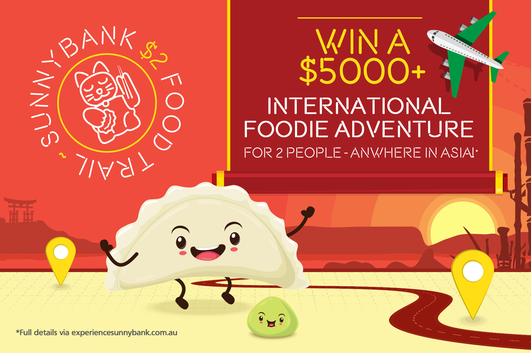 2018 – WIN an International Foodie Adventure for 2!