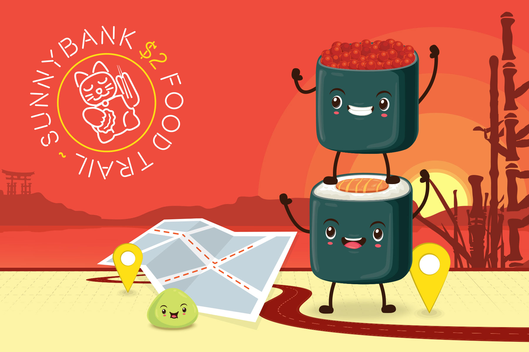 2018 – Sunnybank $2 Food Trail – Map and Menu!
