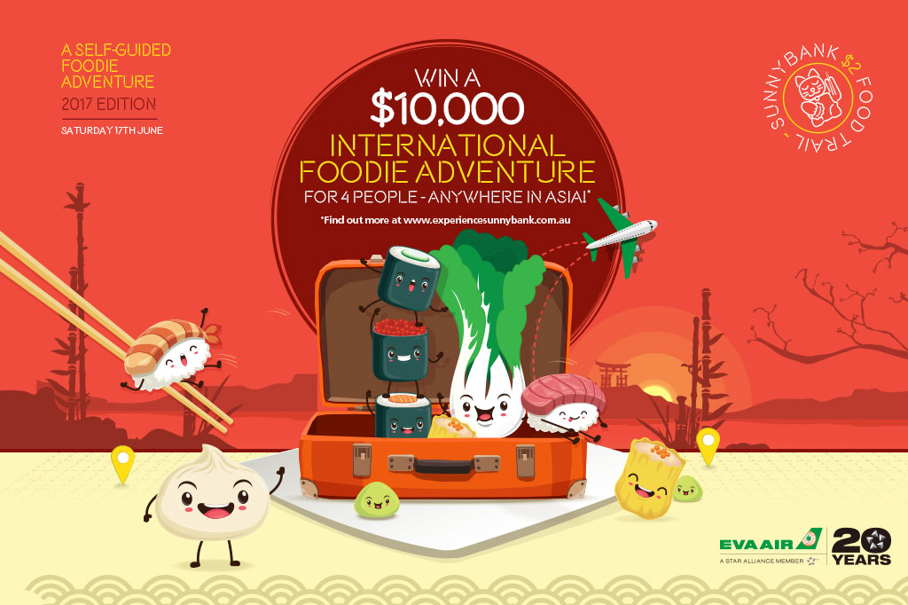 WIN a $10,000 International Foodie Adventure for 4 people!