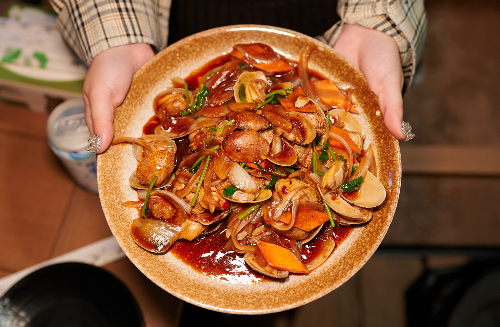 Stir-fried Clams with Chili Sauce