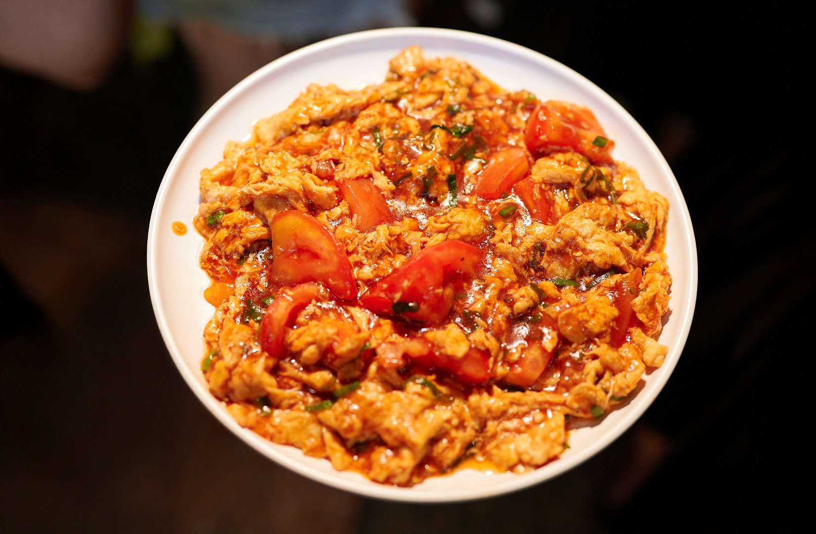 Stir-fried Scrambled Egg with Tomato