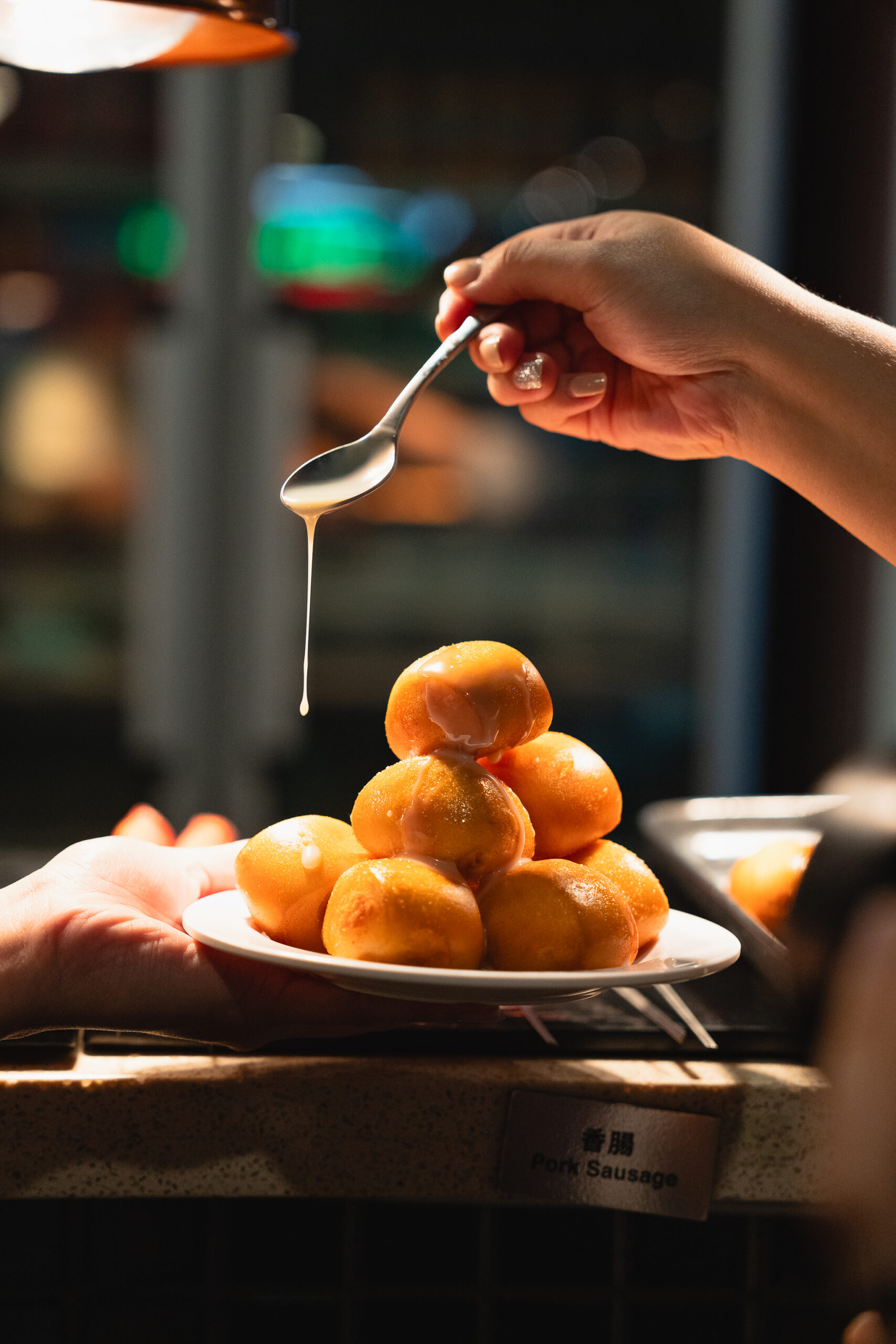 The Cube Condensed Milk Steamed Bread